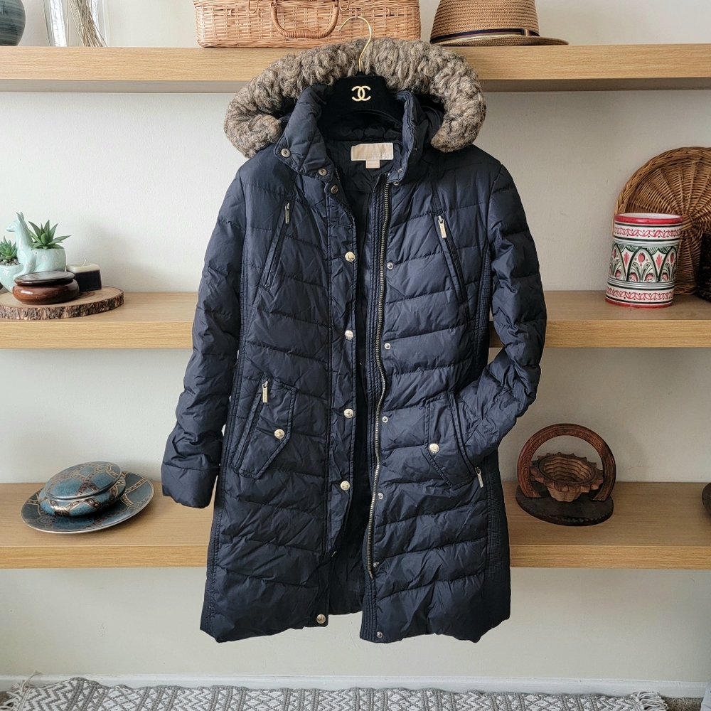 Michael kors parka Hooded jacket coat